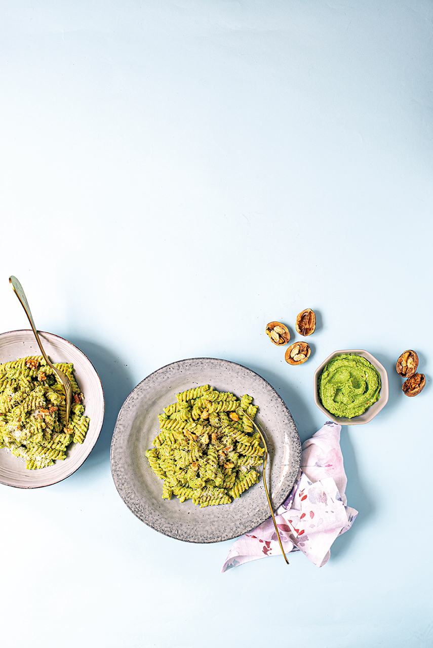 Fusilli integrali con pesto di broccoli e noci SuperSIGMA