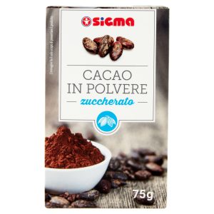 Sigma Cacao in Polvere zuccherato 75 g
