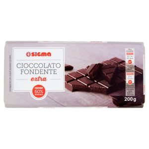 Sigma Cioccolato Fondente extra 200 g