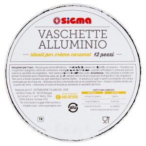 Sigma Vaschette Alluminio 12 pz