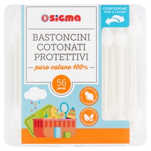 Sigma Bastoncini Cotonati Protettivi 56 pz