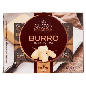 Gusto & Passione Burro in Porzioni 12 Porzioni 125 g