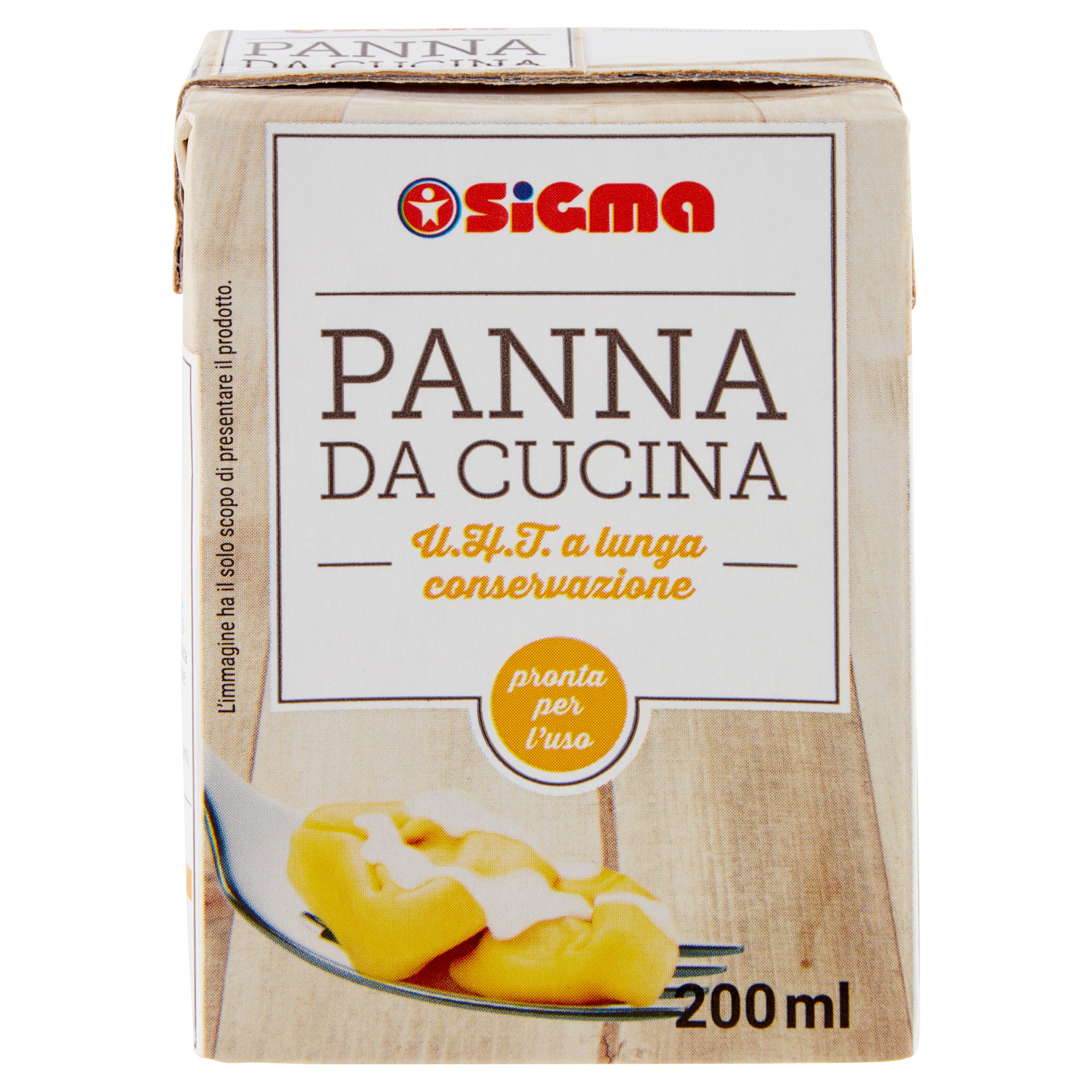 Sigma Panna da Cucina U.H.T. a lunga conservazione 200 ml - SuperSIGMA