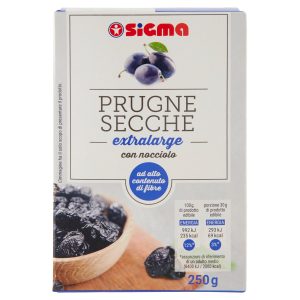 Sigma Prugne Secche extralarge con nocciolo 250 g
