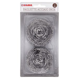 Sigma Pagliette Acciaio Inox 2 pz