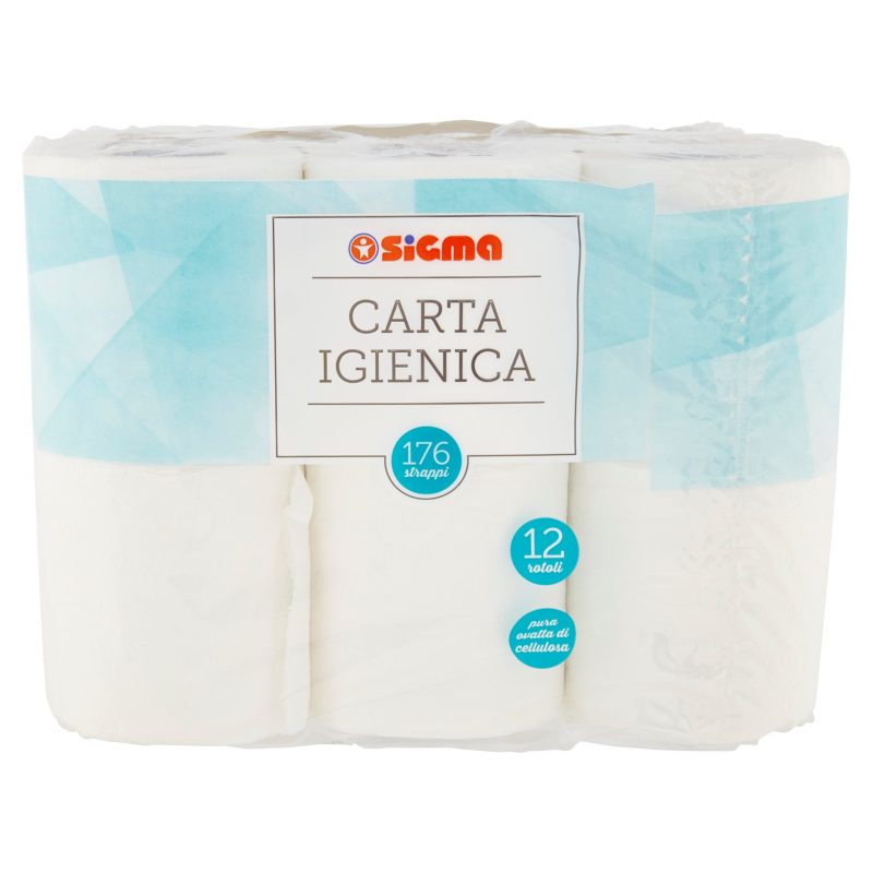 Sigma Carta Igienica 176 strappi 12 rotoli