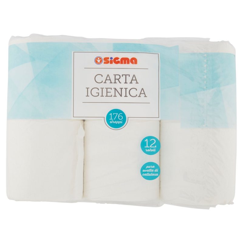 Sigma Carta Igienica 176 strappi 12 rotoli