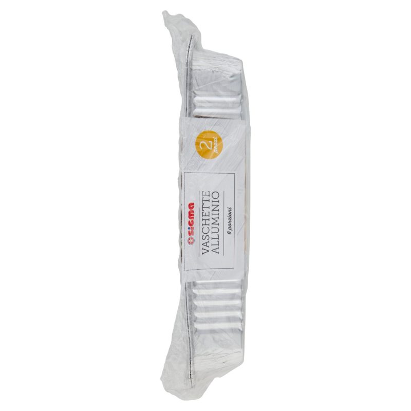 Sigma Vaschette Alluminio 6 porzioni 2 pz