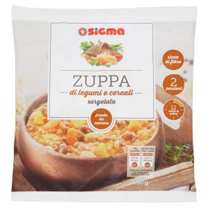Sigma Zuppa di legumi e cereali surgelata 600 g