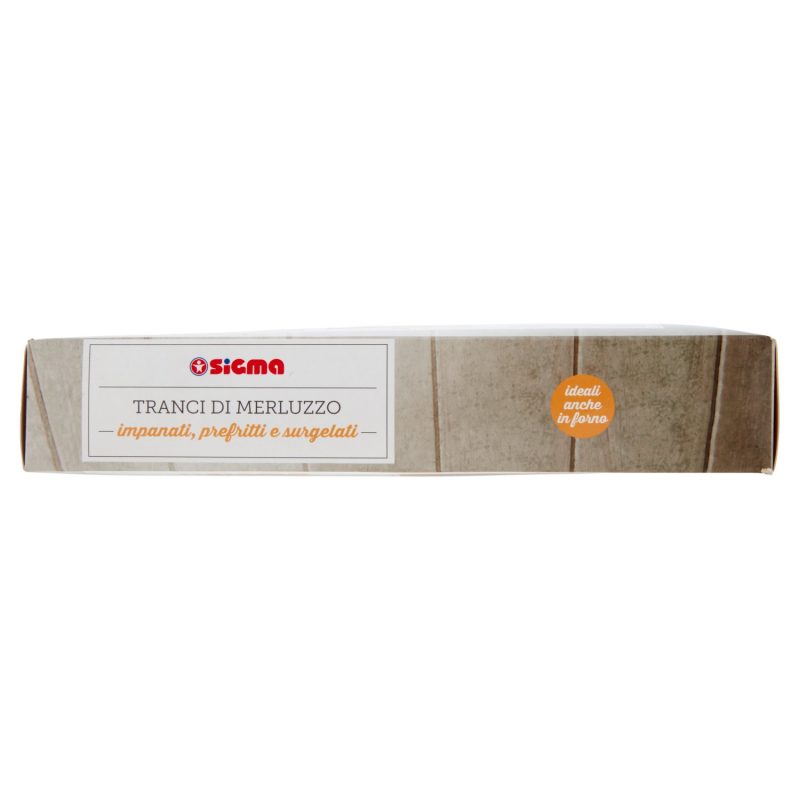 Sigma Tranci di Merluzzo impanati, prefritti e surgelati 400 g