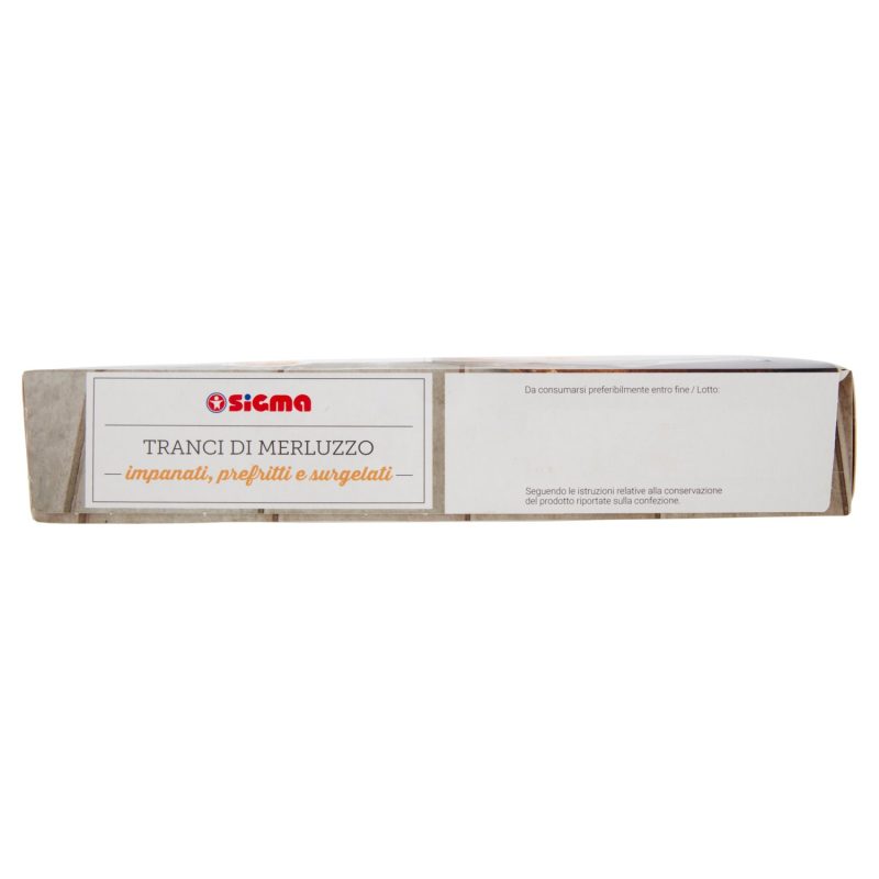Sigma Tranci di Merluzzo impanati, prefritti e surgelati 400 g
