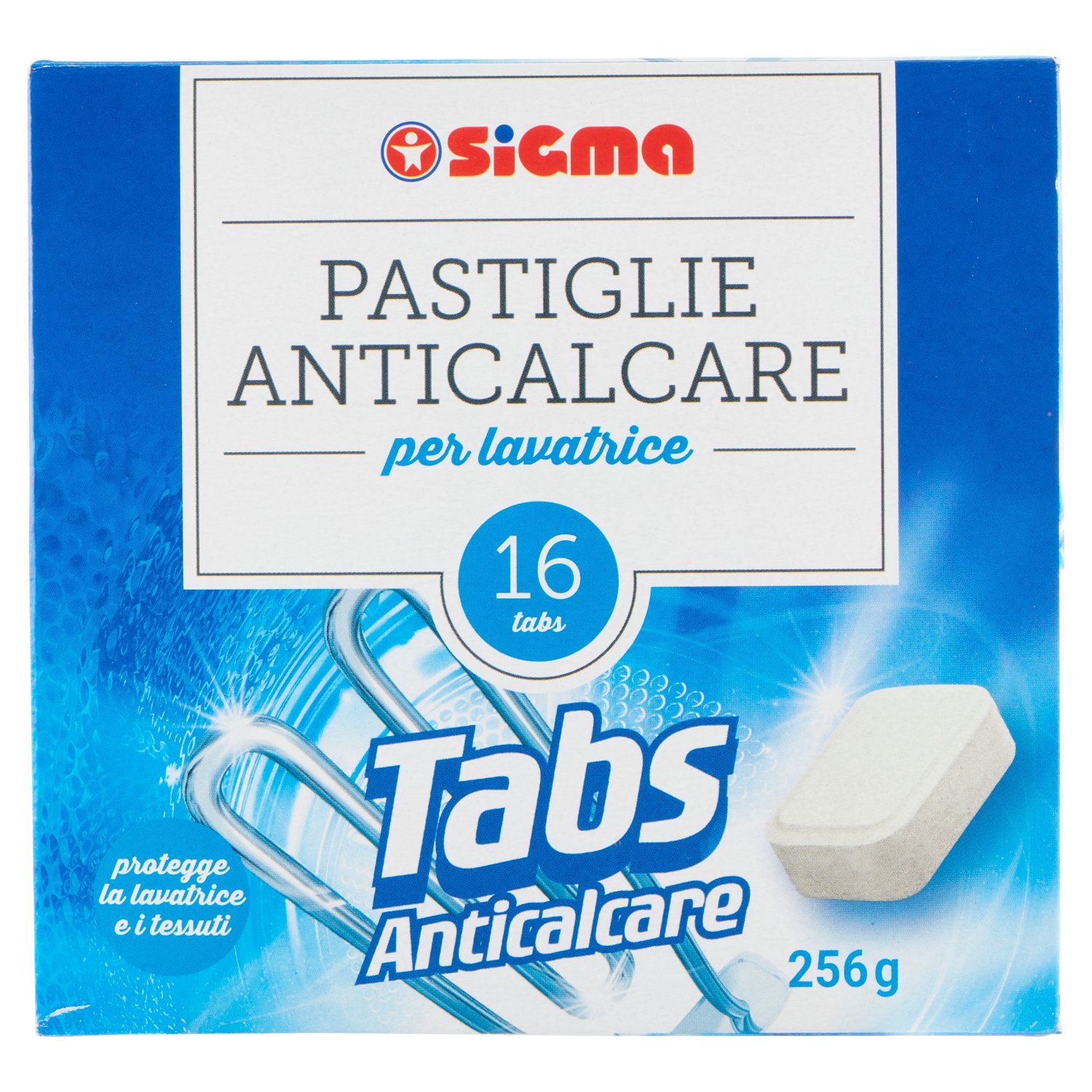 Sigma Pastiglie Anticalcare per lavatrice Tabs Anticalcare 16 x 16 g -  SuperSIGMA