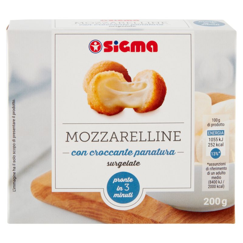 Sigma Mozzarelline con croccante panatura surgelate 200 g