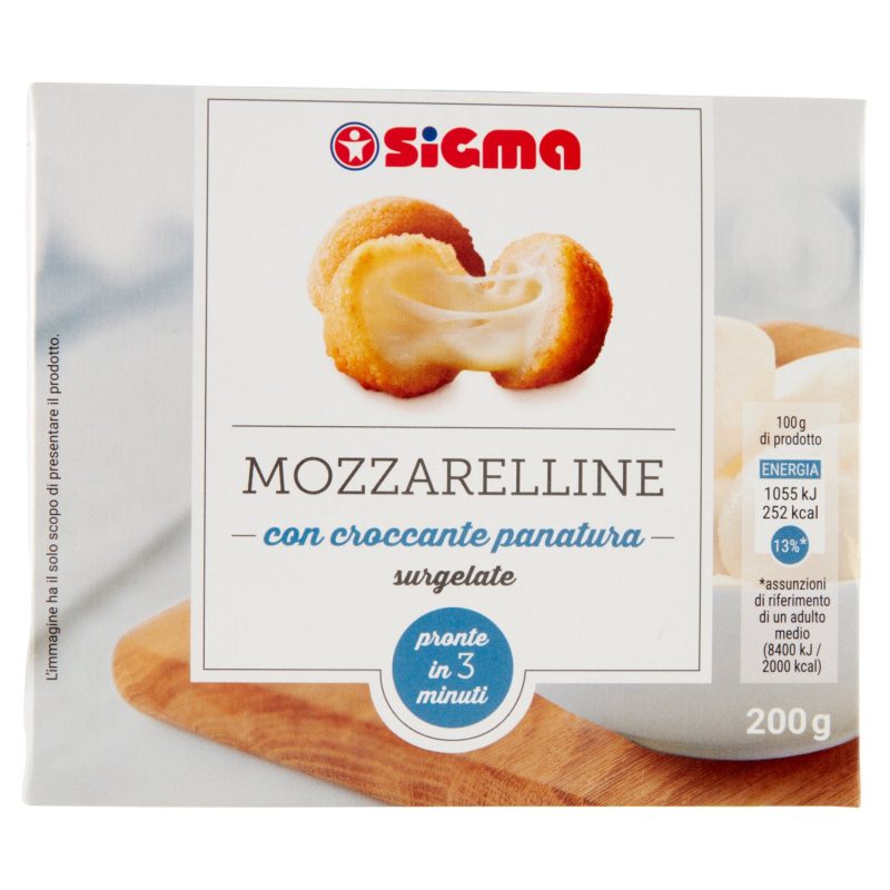 Sigma Mozzarelline con croccante panatura surgelate 200 g