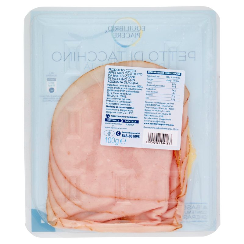 Equilibrio & Piacere Petto di Tacchino Arrosto 100 g