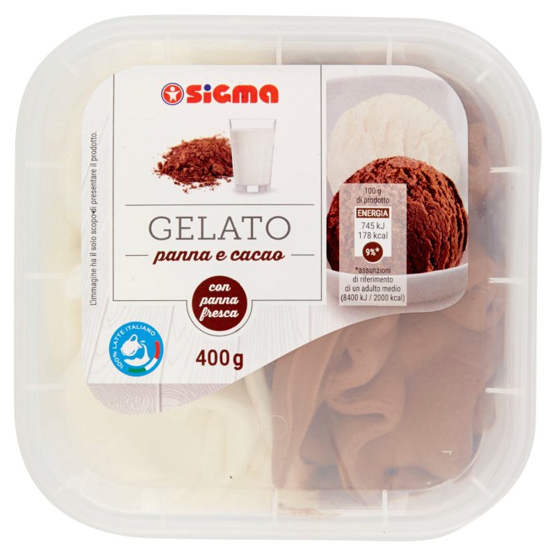 Sigma Gelato panna e cacao 400 g