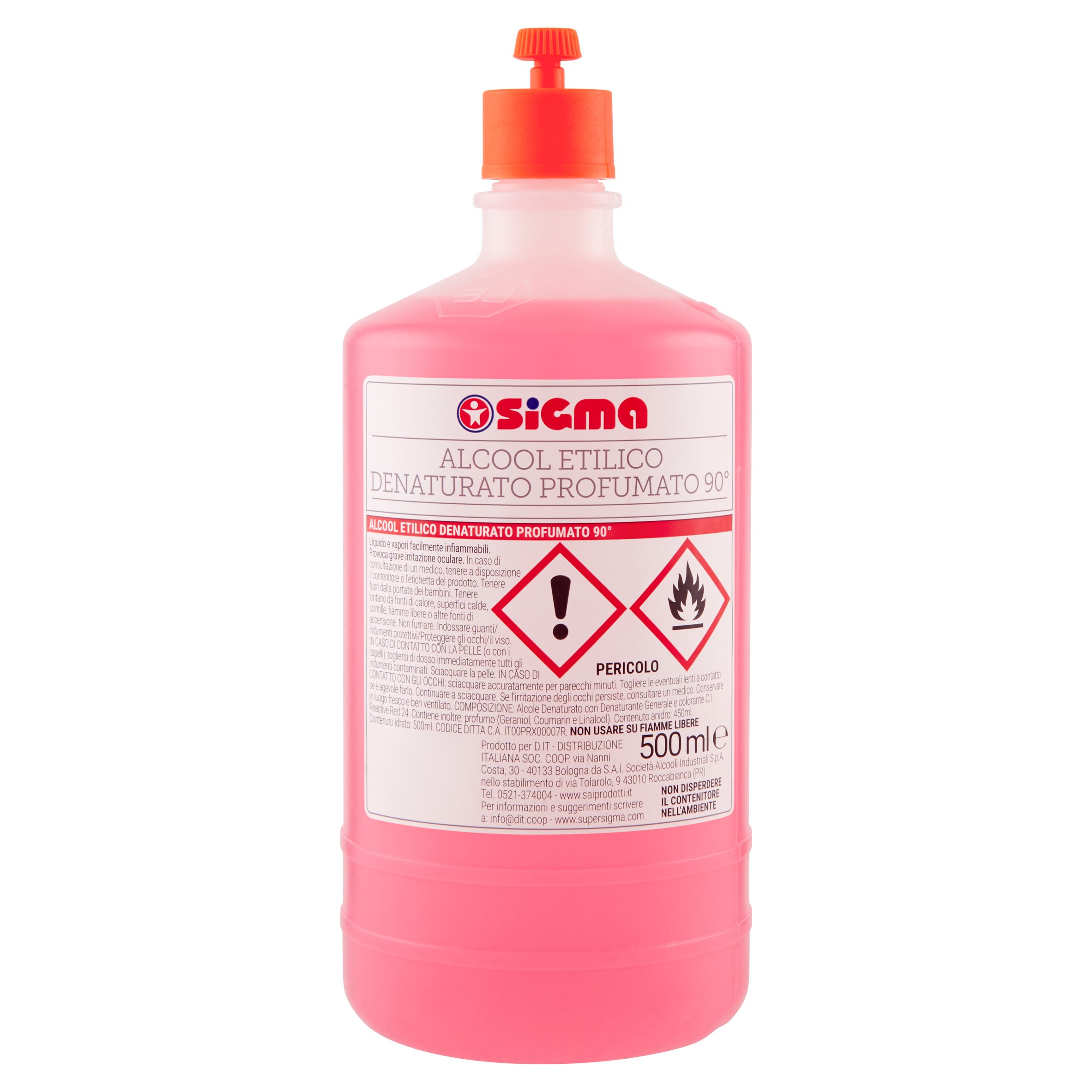 Sigma Alcool Etilico Denaturato Profumato 90° 500 ml - SuperSIGMA