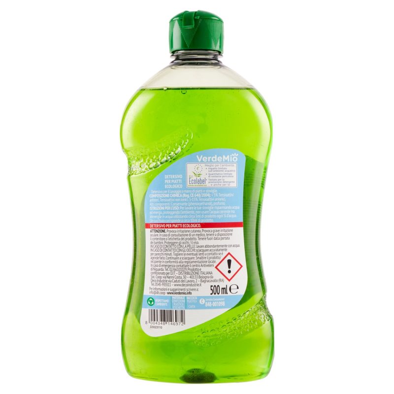 VerdeMio Detersivo per Piatti ecologico 500 ml