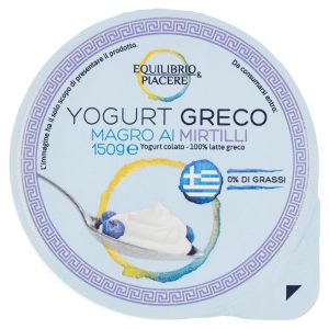 Equilibrio & Piacere Yogurt Greco Magro ai Mirtilli 150 g