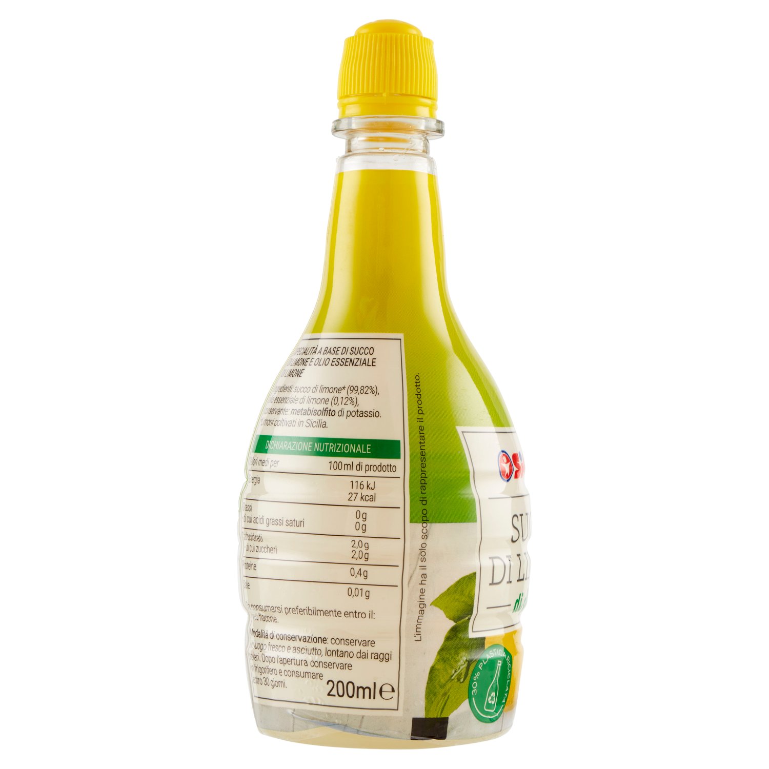 Sigma Succo di Limone di Sicilia 200 ml - SuperSIGMA