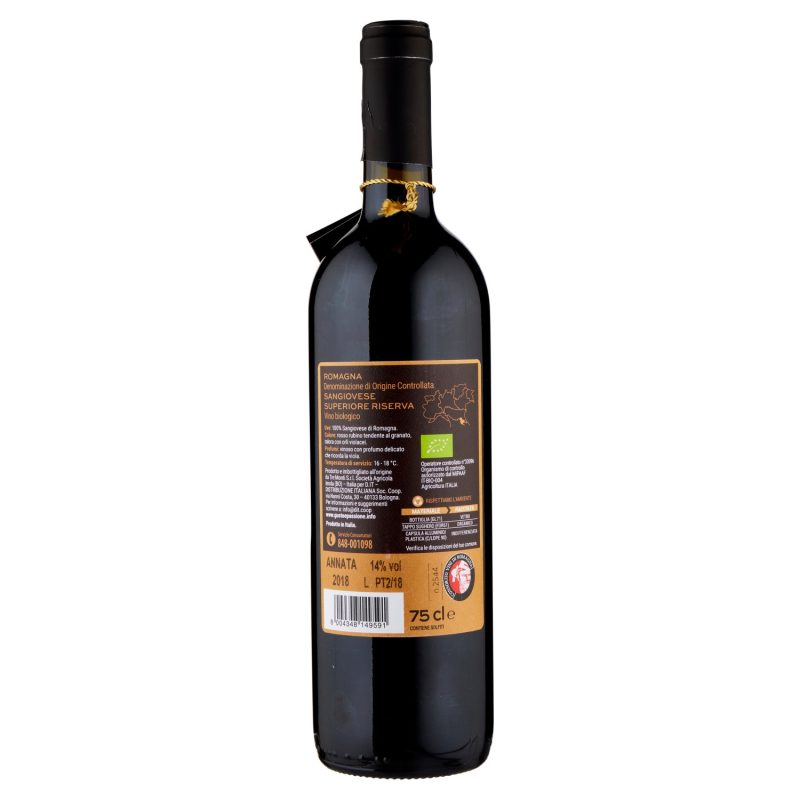 Gusto & Passione Selezione Slow Food Italia Romagna DOC Sangiovese Superiore Riserva 75 cl