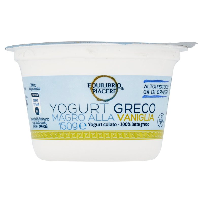Equilibrio & Piacere Yogurt Greco Magro alla Vaniglia 150 g