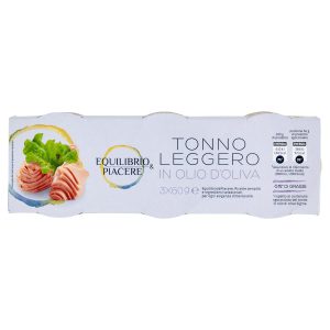 Equilibrio & Piacere Tonno Leggero in Olio di Oliva 3 x 60 g