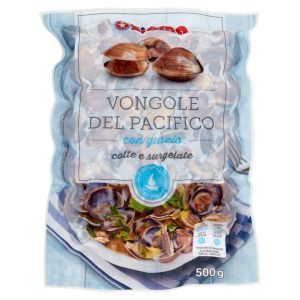 Sigma Vongole del Pacifico con guscio cotte e surgelate 500 g