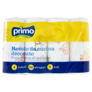 Primo Rotolo da cucina decorato 4 pz