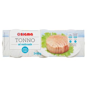 Sigma Tonno al naturale 3 x 80 g