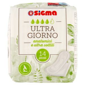 Sigma Assorbenti Ripiegati Ultra Giorno Anatomici 14 pezzi