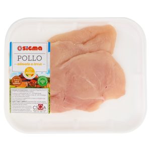 Sigma Petto di Pollo Bianco Allevato a Terra Senza Uso di Antibiotici a Fette
