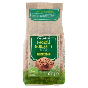 VerdeMio Fagioli Borlotti Secchi biologico 400 g