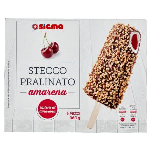 Sigma Stecco Pralinato amarena 6 x 60 g