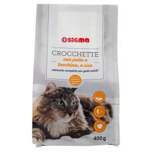 Sigma Crocchette Gatto con pollo e tacchino, e riso 400 g