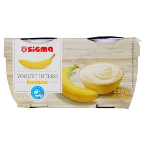 Sigma Yogurt Intero banana 2 x 125 g