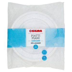 Sigma Piatti Piani riutilizzabili 25 pz