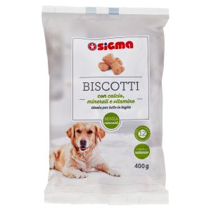 Sigma Biscotti Cane con calcio minerali e vitamine 400 g