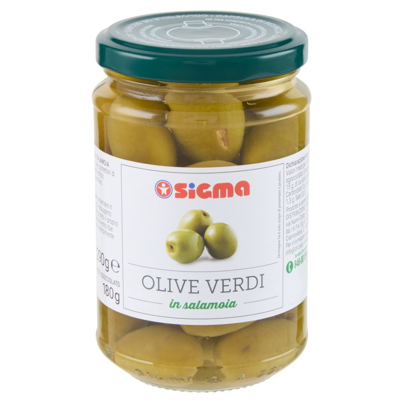 Sigma Olive Verdi in salamoia 290 g