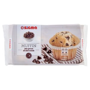 Sigma Muffin con gocce di cioccolato 6 x 40 g