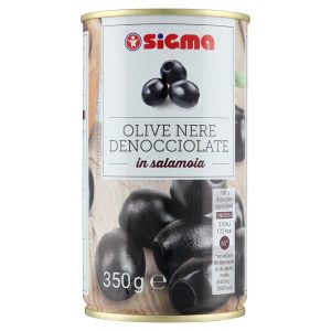 Sigma Olive Nere Denocciolate in salamoia 350 g