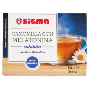 Sigma Camomilla con Melatonina solubile bustine 16 x 4 g