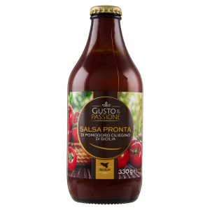 Gusto & Passione Salsa Pronta di Pomodoro Ciliegino di Sicilia 330 g