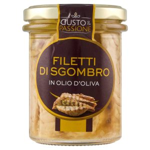 Gusto & Passione Filetti di Sgombro in Olio d’Oliva 190 g