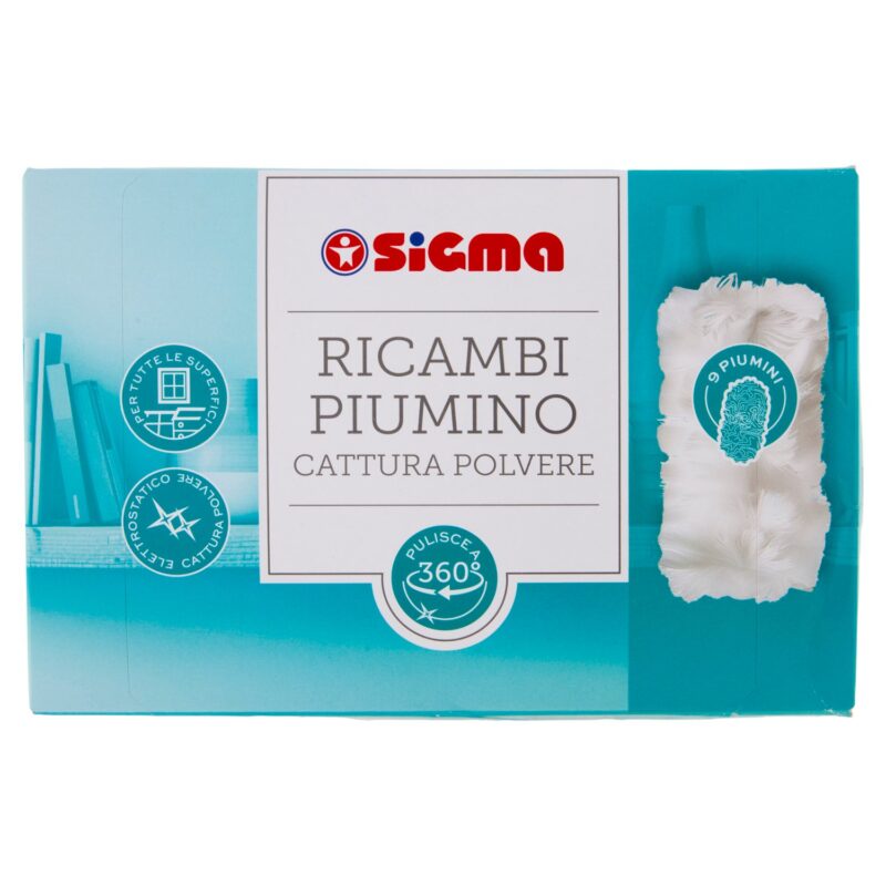 Sigma Ricambi Piumino Cattura Polvere 9 pz