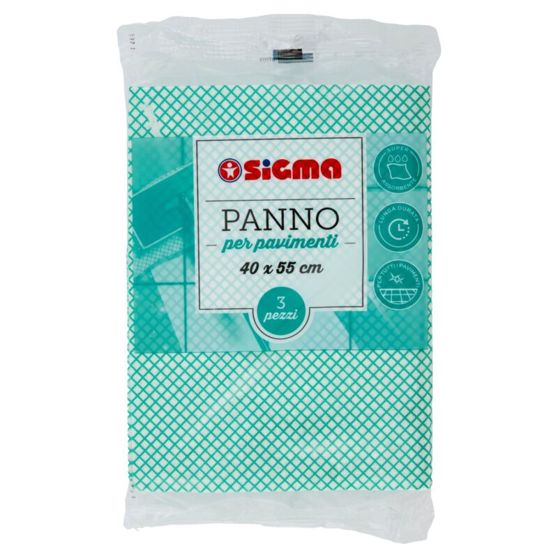 Sigma Panno per pavimenti 40 x 55 cm 3 pz