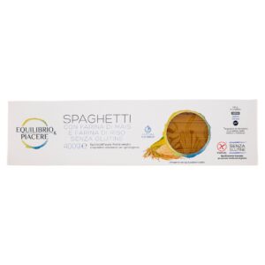 Equilibrio & Piacere Spaghetti con Farina di Mais e Farina di Riso Senza Glutine 400 g