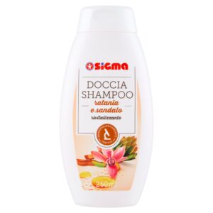 Sigma Doccia Shampoo rivitalizzante ratania e sandalo 250 ml
