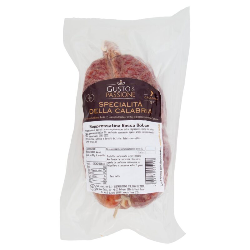Gusto & Passione Soppressatina Rossa Dolce