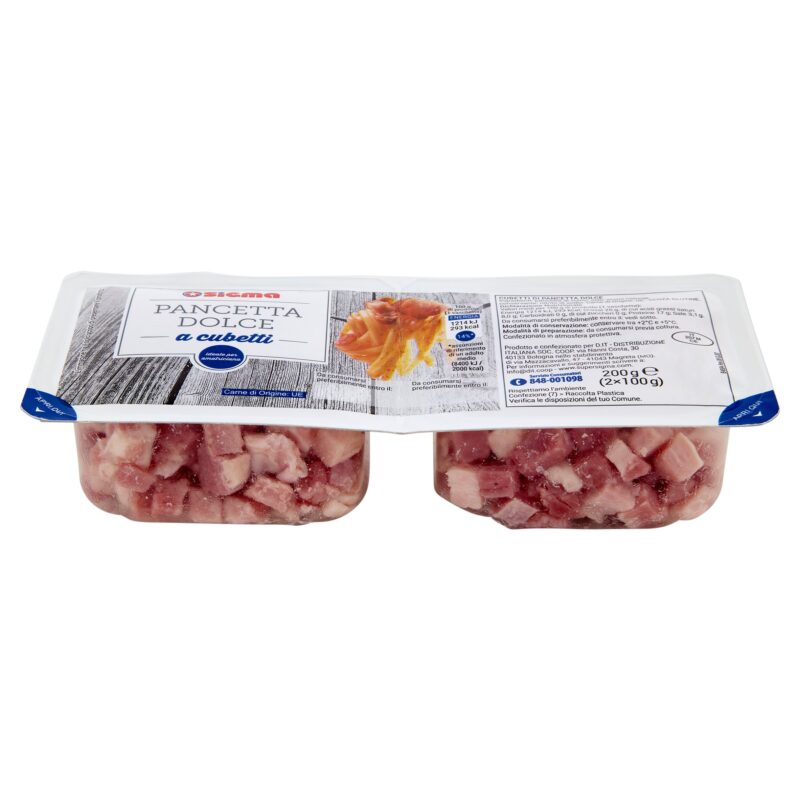 Sigma Pancetta Dolce a cubetti 2 x 100 g